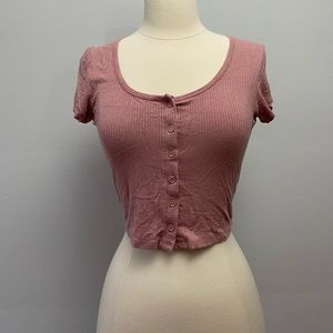 Mauve crop top